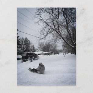 winterplezier briefkaart