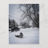 winterplezier briefkaart (Voorkant)