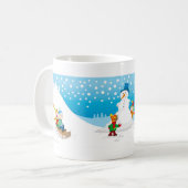 Winterplezier-Mok Koffiemok (Voorkant links)