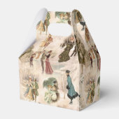  winterplezier sneeuwscènes bedankdoosjes (Achterkant)