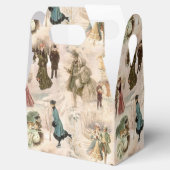  winterplezier sneeuwscènes bedankdoosjes (Geopend)