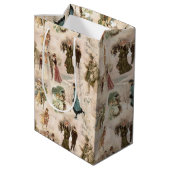 winterplezier sneeuwscènes medium cadeauzakje (Achterkant Gekanteld)