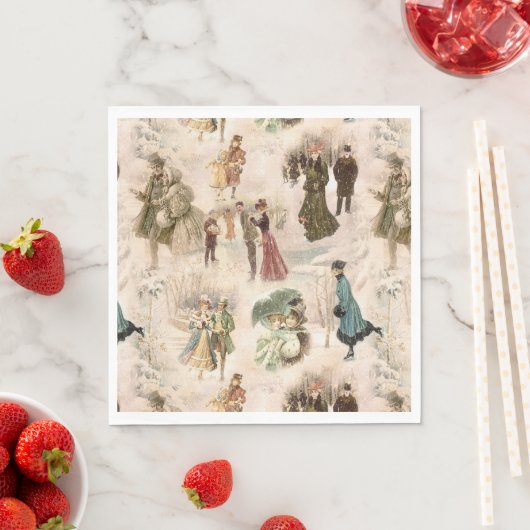  winterplezier sneeuwscènes servet (Insitu)