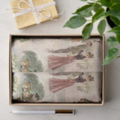 winterplezier sneeuwscènes tissuepapier (Geschenk)