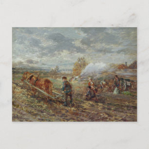 Winterploeg Briefkaart