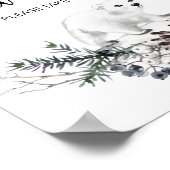 Winterpolair beer baby shower Favors Poster (Hoek)