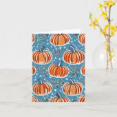 Winterpompoen Kaart (Gele Bloem)