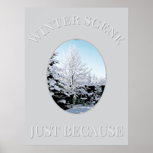 winterposter poster (Voorkant)