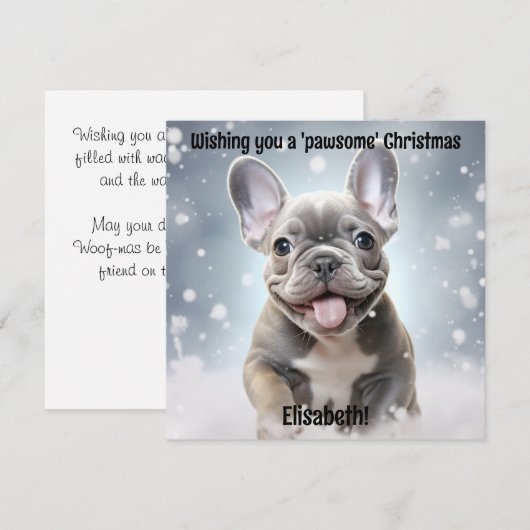 winterpoten van vreugde (Voorkant / Achterkant)