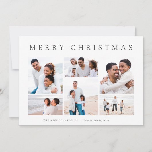 Winterpracht | Vakantie Foto Collage Kaart (Voorkant)