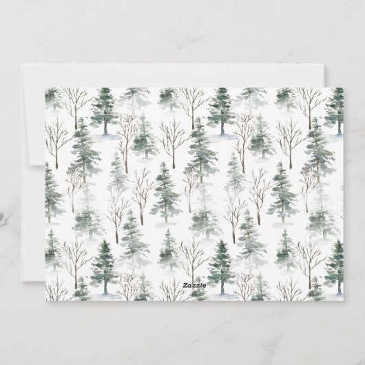 Winterpracht | Vakantie Foto Collage Kaart (Achterkant)