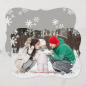 Winterpret Foto Kerstkaart (Voorkant / Achterkant)