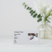 Winterpret Visitekaartje (Staand voorkant)