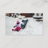 Winterpret Visitekaartje (Achterkant)