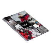 Winterpret voor kinderen games sneeuw aanpasbare t notitieboek (Rechterzijde)