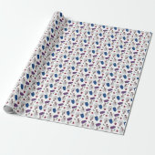 Winterpretpakpapier Cadeaupapier (Uitgerold)