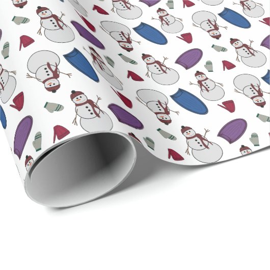 Winterpretpakpapier Cadeaupapier (Rol Hoek)