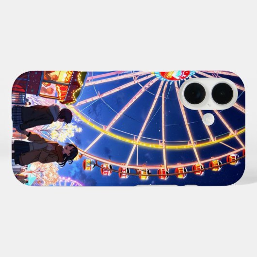 Winterpretpark Case-Mate iPhone Case (Achterkant (horizontaal))