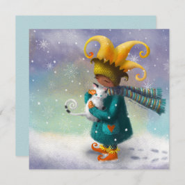 Winterprinses en haar kat