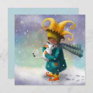 Winterprinses en haar kat