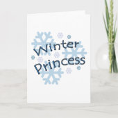 Winterprinses Feestdagen Kaart (Voorkant)