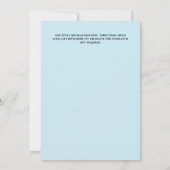 Winterprinses Quinceañera fantasie sneeuwbos Kaart (Achterkant)