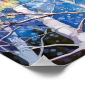 Winterprint, Snowy Trees, Winter Wonderland Poster (Hoek)
