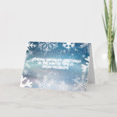 winterprobleem Kaart op zondag (Voorkant)