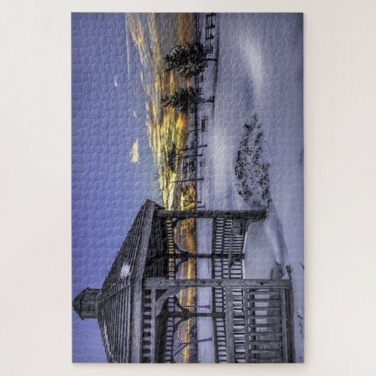 winterpuzzel legpuzzel (Verticaal)