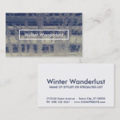 winterraam visitekaartje (Voorkant / Achterkant)