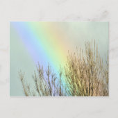 Winterregenboog Briefkaart (Voorkant)