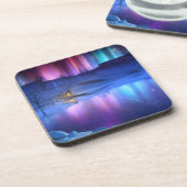 Winterregenboogcork Onderzetters (Linkerzijde)