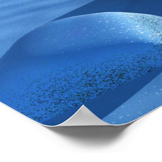 Winterregenboogdruk Poster (Hoek)