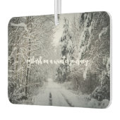 Winterreis door het bos luchtverfrisser (Links)