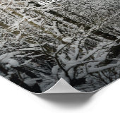 Winterreis door het bos poster (Hoek)