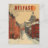  winterreis naar Belfast Briefkaart (Voorkant)