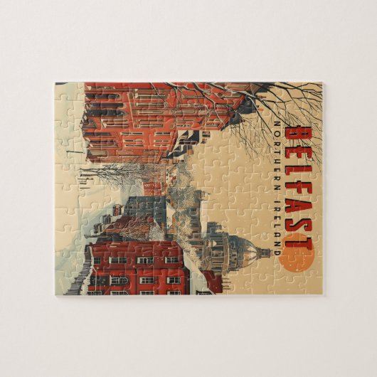  winterreis naar Belfast Legpuzzel (Horizontaal)