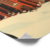  winterreis naar Belfast Poster (Hoek)