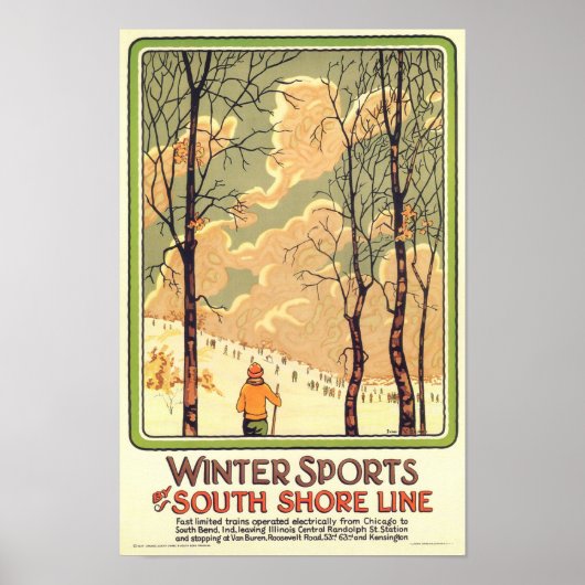  winterreisbureau poster (Voorkant)