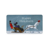 Winterreizigers Etiket (Voorkant)