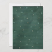 Winterrendier Baby shower uitnodiging (Achterkant)