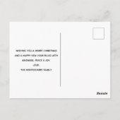 Winterrendierritme - Waterverf grijs Briefkaart (Achterkant)