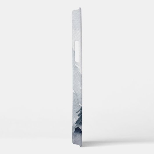 Winterrendierritme - Waterverf grijs Case-Mate iPhone Case (Achterkant / Rechts)