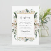 Winterrepetitie - binnenuitnodiging kaart (Staand voorkant)