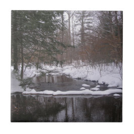 "Winterrivier" Tegeltje