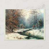 Winterrivierlandschap Briefkaart (Voorkant)