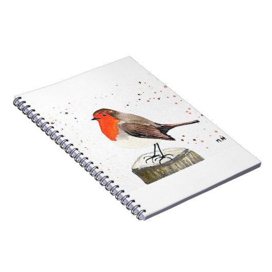 Winterrobin Notitieboek (Rechterzijde)