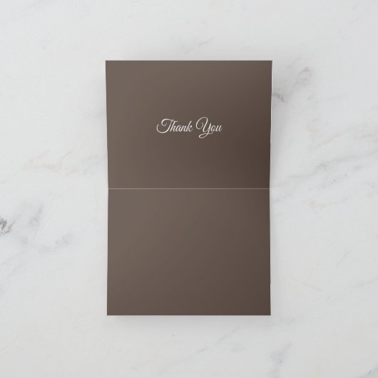 Winterrode kardinaal bedankkaart (Binnen)