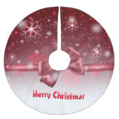 Winterrood Kerstboom Rok (Voorkant)