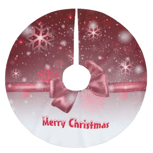 Winterrood Kerstboom Rok (Voorkant)